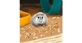Drawing of Hamster by Andromeda