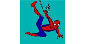 Drawing of Spiderman by MaRi