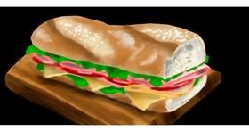 Drawing of Sandwich by Temüjin