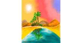 Drawing of Oasis by Loz