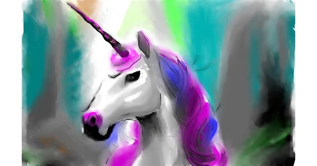Drawing of Unicorn by Herbert
