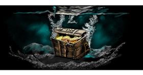 Drawing of Treasure chest by Chaching
