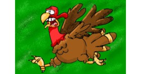 Drawing of Turkey by ThasMe13