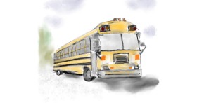 Drawing of Bus by Chipakey