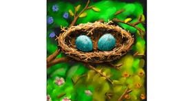 Drawing of Nest by Andromeda