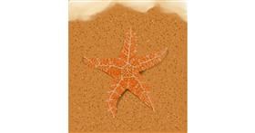 Drawing of Starfish by KristinamI