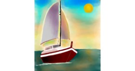 Drawing of Boat by MEL