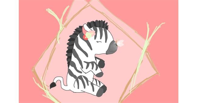 Drawing of Zebra by Tigrichka45
