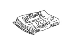 Drawing of Newspaper by Astha