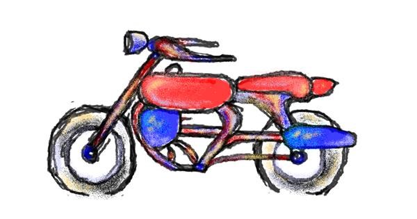 Motorbike Drawing Gallery And How To Draw Videos