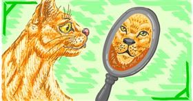 Drawing of Mirror by LinBlin