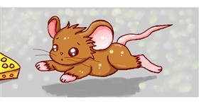 Drawing of Mouse by Luna