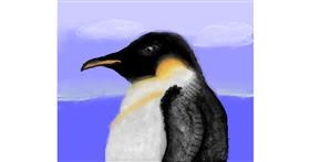 Drawing of Penguin by MRPANDA2