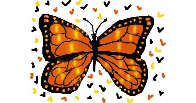 Schmetterling-Zeichnung von Anonymous