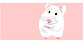 Drawing of Hamster by Kim