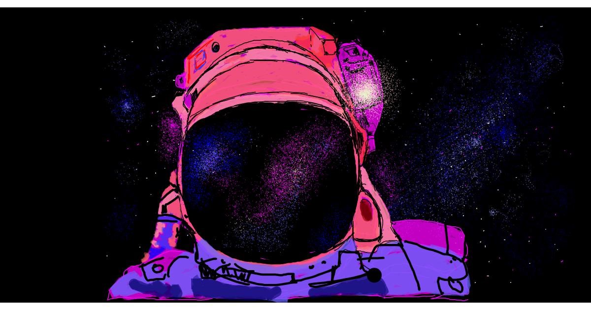 Drawing of Astronaut by Helena