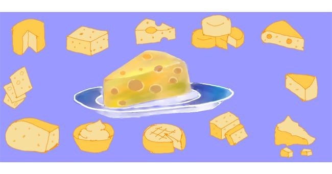 Käse-Zeichnung von Kim