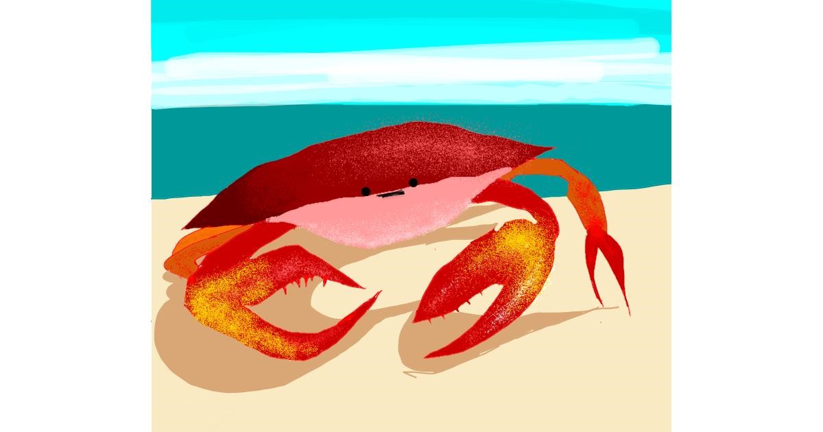 Drawing of Crab by Darta