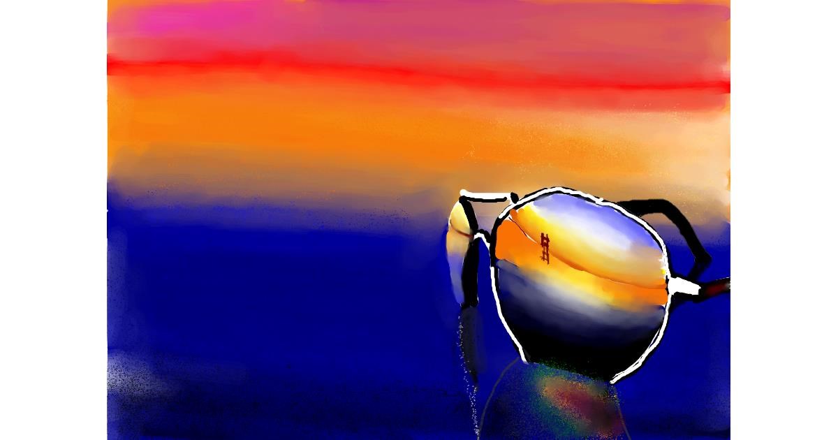 Drawing of Sunglasses by Autumn