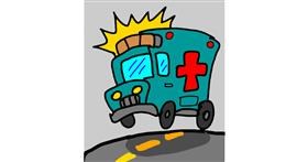 Drawing of Ambulance by NachitoPop