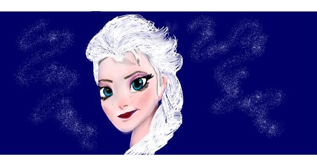 Elsa (Disney)-Zeichnung von Chaching