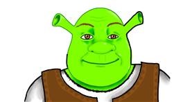 Drawing of Shrek by Laika