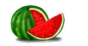 Drawing of Watermelon by justme❤️