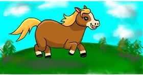 Drawing of Horse by shelby