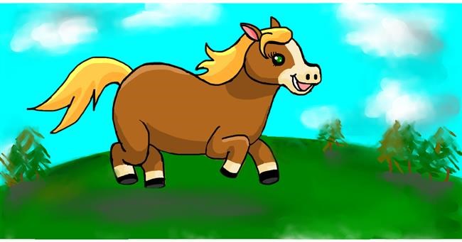 Drawing of Horse by shelby