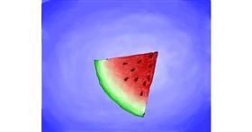 Drawing of Watermelon by *Ellie person*