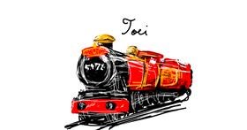 Drawing of Train by SOMTUI