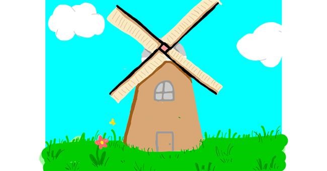 Drawing of Windmill by 🌸