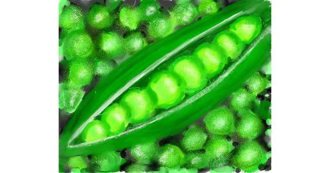 Drawing of Peas by CHONGLI