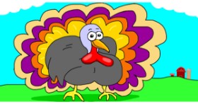 Drawing of Turkey by Swimmer