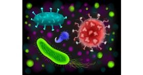 Drawing of Bacteria by velours