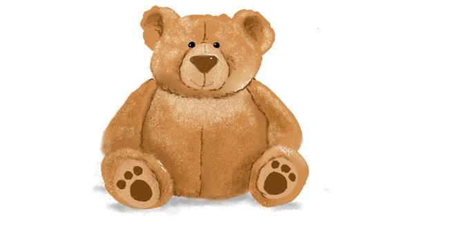 Drawing of Teddy bear by Tim