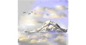 Drawing of Mountain by Mike