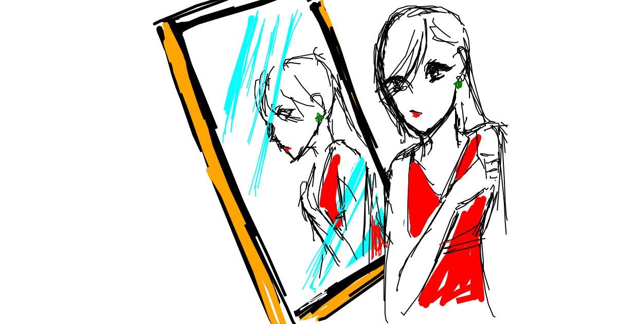 Drawing of Mirror by n Drawize Gallery!