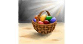 Drawing of Easter egg by Andromeda