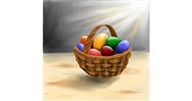 Drawing of Easter egg by Andromeda