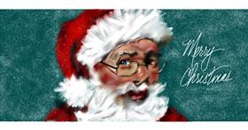 Drawing of Santa Claus by Chaching