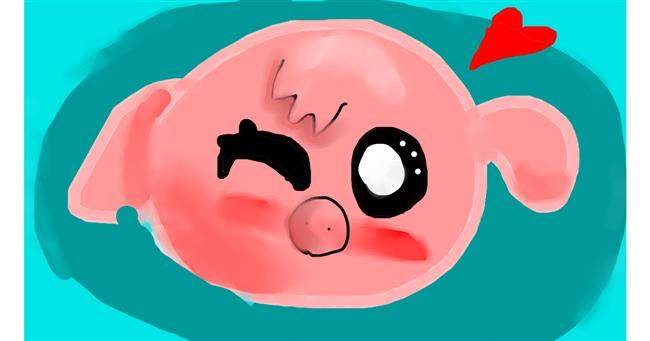 Schwein-Zeichnung von Kotorami_Chan ^0^