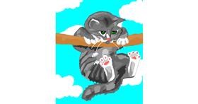 Drawing of Kitten by Cervo♡