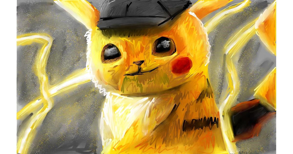 Drawing of Pikachu by Soaring Sunshine