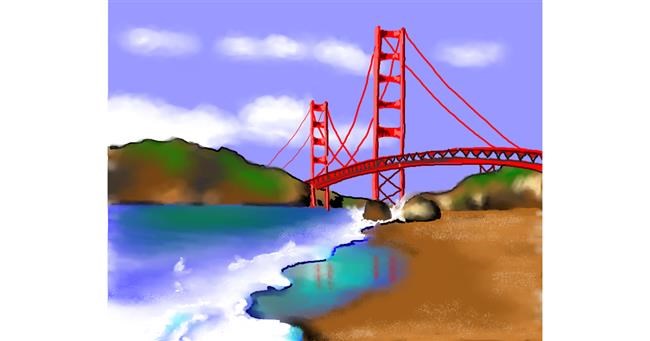 Drawing of Bridge by Cec