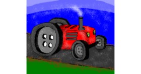 Drawing of Tractor by Janny Boy