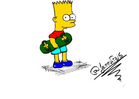 Jennifreis の スケートボード の絵
