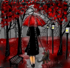 Kišobran - autor: Leah