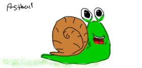 Astha の カタツムリ の絵