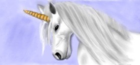 Рисунок на тему «Единорог» — автор: Sunzee
